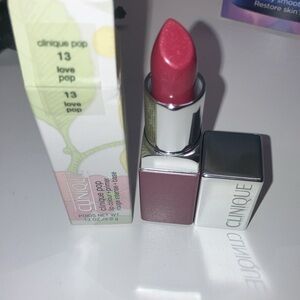 CLINIQUE ~ POP LIP COLOUR + PRIMER ~ 13 Love Pop~ Full Size New In Box